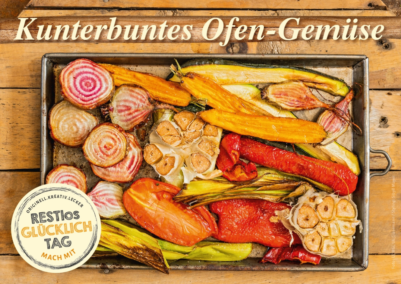 Kunterbuntes Ofen-Gemüse