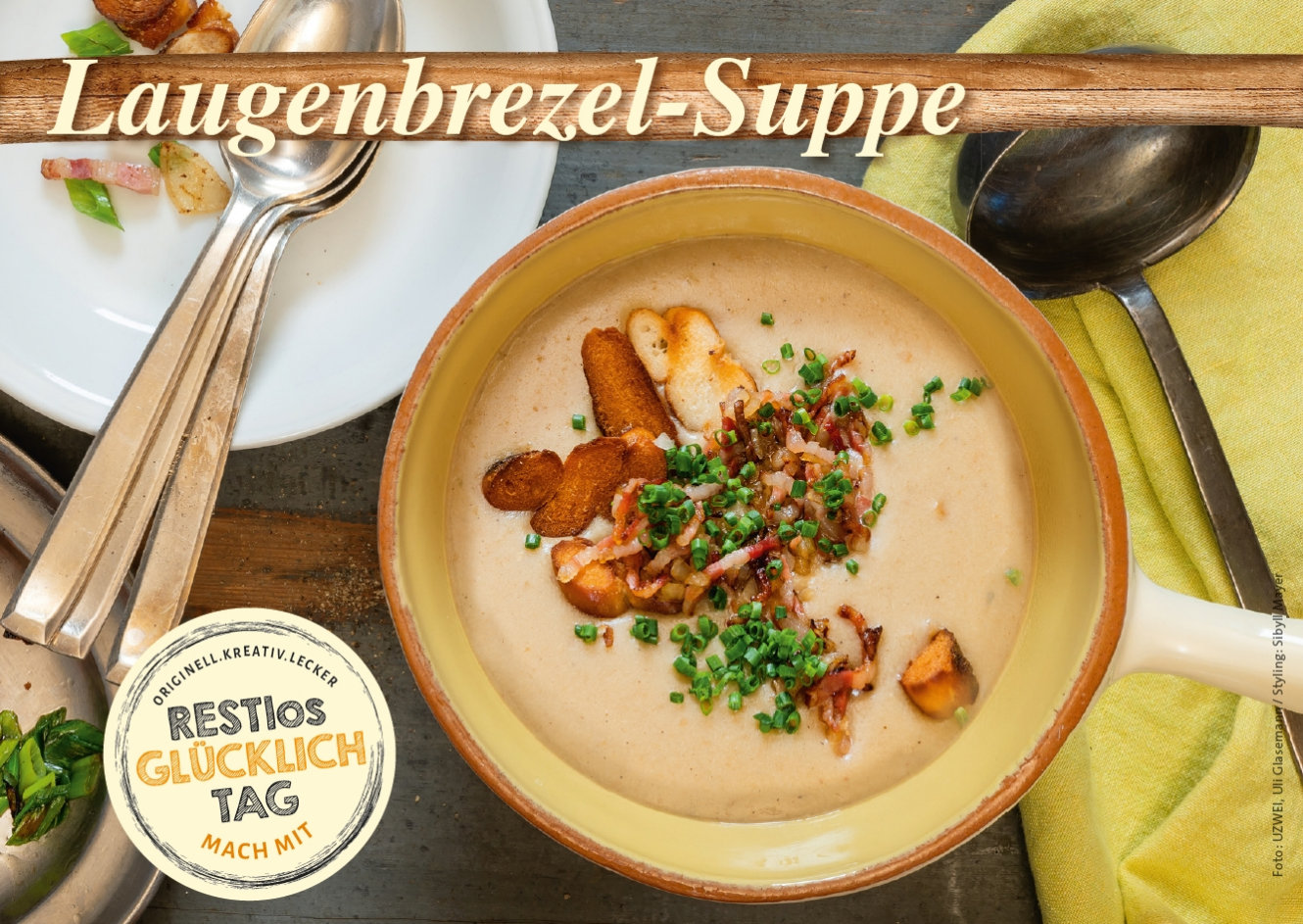 Laugenbrezel-Suppe