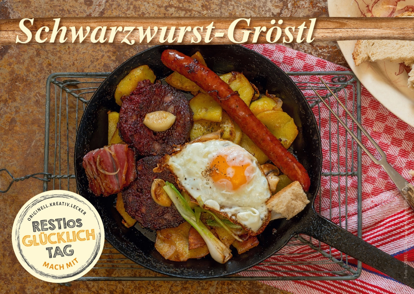 Schwarzwurst-Gröstl